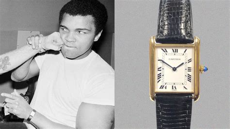 cartier muhammad ali|Cartier tank facts.